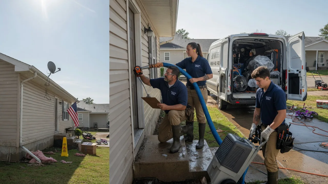 Ceiling Water Damage Restoration in Milbank, SD near me